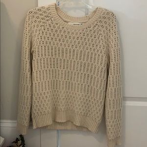 tan sweater pullover